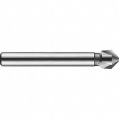 DORMER - 10mm Shank Diam, 3 Flute 90° Solid Carbide Countersink - Eagle Tool & Supply