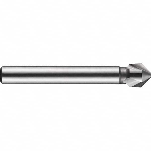DORMER - 10mm Shank Diam, 3 Flute 90° Solid Carbide Countersink - Eagle Tool & Supply