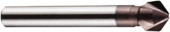 DORMER - 10mm Shank Diam, 3 Flute 100° High Speed Steel Countersink - Eagle Tool & Supply