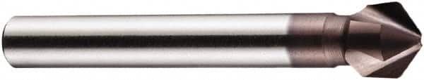 DORMER - 10mm Shank Diam, 3 Flute 100° High Speed Steel Countersink - Eagle Tool & Supply