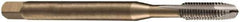 DORMER - #8-36 UNF, 3 Flute, Bright Finish, Cobalt Spiral Point Tap - Bottoming Chamfer, Right Hand Thread, 63mm OAL, 12mm Thread Length, 4.5mm Shank Diam, 2B Class of Fit, Series EP30 - Exact Industrial Supply