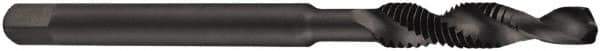DORMER - M10x1.50 Metric Coarse, 108mm OAL, 0.3346" Drill Diam x 20mm Drill Length, Combination Drill & Tap - 2 Flutes, 22mm Thread Length, High Speed Steel, Oxide Finish, 6H - Eagle Tool & Supply