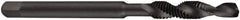 DORMER - M14x2.00 Metric Coarse, 123mm OAL, 0.4724" Drill Diam x 28mm Drill Length, Combination Drill & Tap - 2 Flutes, 30mm Thread Length, High Speed Steel, Oxide Finish, 6H - Eagle Tool & Supply