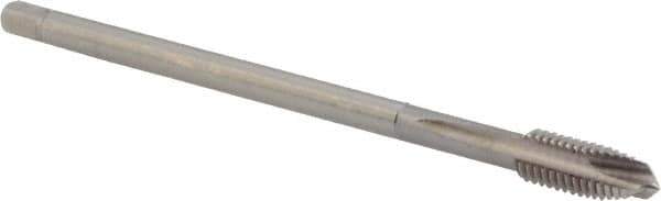 DORMER - M6x1.00 Metric Coarse 3 Flute Bright Finish Cobalt Spiral Point Extension Tap - Plug Chamfer, 89mm OAL, 6H Class of Fit, Series E606 - Eagle Tool & Supply