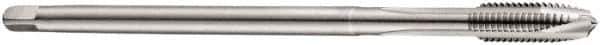 DORMER - M14x2.00 Metric Coarse 3 Flute Bright Finish Cobalt Spiral Point Extension Tap - Plug Chamfer, 127mm OAL, 6H Class of Fit, Series E606 - Eagle Tool & Supply
