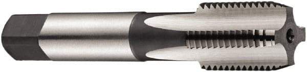 DORMER - 1/2-14 BSPT, 5 Flute, Bottoming, Bright Finish, High Speed Steel Tap Set - Right Hand Cut, 87mm OAL, 1.0236" Thread Length, 6H Class of Fit, Series E550 - Eagle Tool & Supply