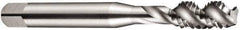 DORMER - BA4x0.66 BA 3 Flute Bottoming Spiral Flute Tap - High Speed Steel, Oxide Finish, 50mm OAL, Right Hand Flute, Right Hand Thread, Series E544 - Exact Industrial Supply