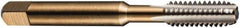DORMER - 5/8-11 BSW 4 Flute Bright Finish High Speed Steel Straight Flute Machine Tap - Taper, Right Hand Thread, 102mm OAL, 24mm Thread Length, Oversize - Exact Industrial Supply