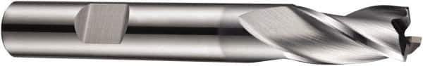 DORMER - 5mm Diam, 10mm LOC, 3 Flute Solid Carbide Keyway End Mill - Spiral Flute, AlCrN Finish, 6mm Shank Diam, 57mm OAL, 30° Helix, Centercutting - Eagle Tool & Supply
