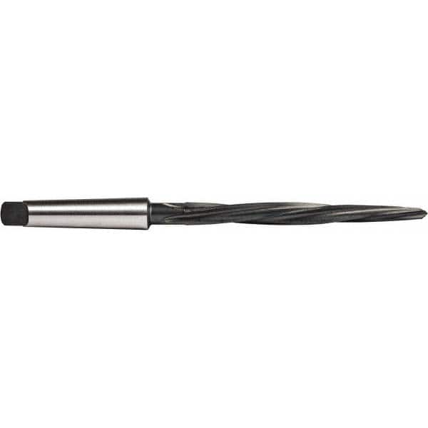 Union Butterfield - 5/8" Reamer Diam, 3/8" Small End Diam, 2MT Morse Taper Shank, 6-1/8" Flute, Bridge Reamer - Eagle Tool & Supply