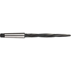 Union Butterfield - 5/8" Reamer Diam, 3/8" Small End Diam, 2MT Morse Taper Shank, 6-1/8" Flute, Bridge Reamer - Eagle Tool & Supply
