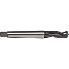 Union Butterfield - 1-1/8" Diam, 3" Shank, Diam, 3 Flutes, Taper Shank, Interchangeable Pilot Counterbore - Eagle Tool & Supply