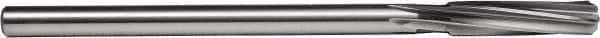 Union Butterfield - 17/64" High Speed Steel 6 Flute Chucking Reamer - Spiral Flute, 1/4" Straight Shank, 1-1/2" Flute Length, 6" OAL - Eagle Tool & Supply