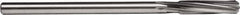 Union Butterfield - 17/64" High Speed Steel 6 Flute Chucking Reamer - Spiral Flute, 1/4" Straight Shank, 1-1/2" Flute Length, 6" OAL - Eagle Tool & Supply