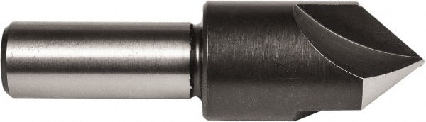 Union Butterfield - 3/8" Head Diam, 1/4" Shank Diam, 3 Flute 100° High Speed Steel Countersink - Eagle Tool & Supply