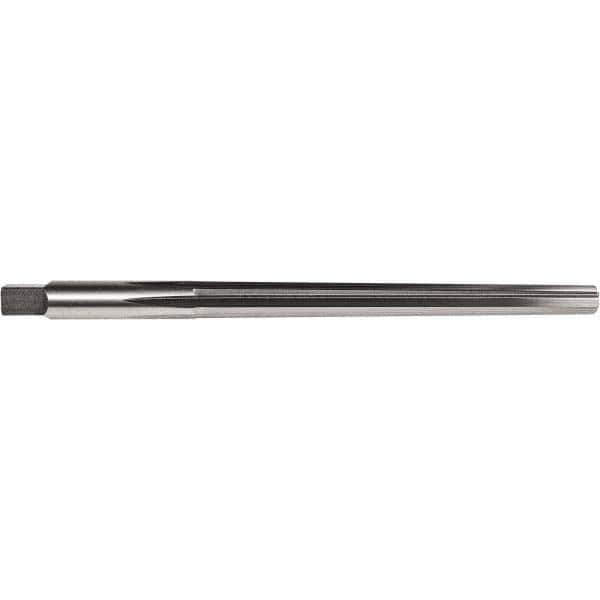 Union Butterfield - #0 Pin, 0.1638" Diam, 0.1287" Small End, 11/64" Diam Straight Shank, 1-11/16" Flute, Taper Pin Reamer - Eagle Tool & Supply