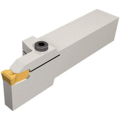 Iscar - GHD, External, Right Hand, 38mm Max Depth of Cut, 13 to 17.4mm Groove Width, Indexable Grooving Tool Holder - TIGER Insert Compatibility, 40mm Shank Height, 40mm Shank Width, 170mm OAL - Eagle Tool & Supply