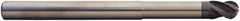 M.A. Ford - 3mm Diam, 4.5mm LOC, 4 Flute Solid Carbide Ball End Mill - ALtima Finish, Single End, 75mm OAL, 6mm Shank Diam, Spiral Flute - Eagle Tool & Supply