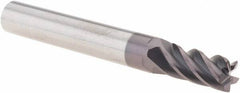 M.A. Ford - 9/32", 5 Flute, Single End, Solid Carbide, 0.015" Corner Radius End Mill - 2-1/2" OAL, 38° Helix, Right Hand Flute, 5/8" LOC, Right Hand Cut - Eagle Tool & Supply