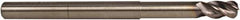 M.A. Ford - 10mm, 4 Flute, Single End, Solid Carbide, 3mm Corner Radius End Mill - 127mm OAL, 35/38° Helix, Right Hand Flute, 20mm LOC, Right Hand Cut, 51mm Extended Reach - Eagle Tool & Supply