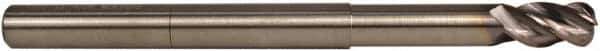 M.A. Ford - 12mm, 4 Flute, Single End, Solid Carbide, 4mm Corner Radius End Mill - 152mm OAL, 35/38° Helix, Right Hand Flute, 24mm LOC, Right Hand Cut, 62mm Extended Reach - Eagle Tool & Supply