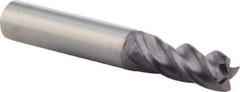 M.A. Ford - 11/32", 4 Flute, Single End, Solid Carbide, 0.015" Corner Radius End Mill - 2-1/2" OAL, 35/38° Helix, Right Hand Flute, 13/16" LOC, Right Hand Cut - Eagle Tool & Supply