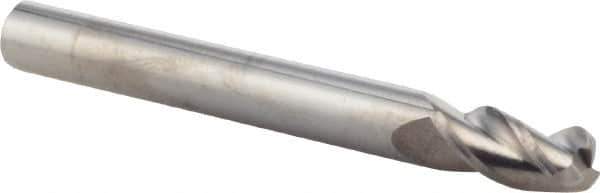 M.A. Ford - 6mm, 3 Flute, Single End, Solid Carbide, 2mm Corner Radius End Mill - 58mm OAL, 36° Helix, Right Hand Flute, 13mm LOC, Right Hand Cut - Eagle Tool & Supply