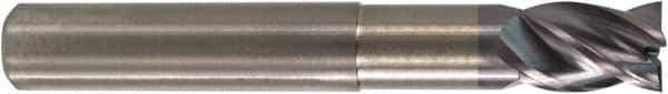 M.A. Ford - 10mm, 24mm LOC, 16mm Shank Diam, 98mm OAL, 4 Flute, Solid Carbide Square End Mill - Single End, ALtima Finish, 35/38° Helix, Centercutting, Right Hand Cut, Right Hand Flute, Series 177S - Eagle Tool & Supply