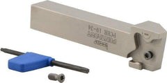 Iscar - External Thread, 0.394" Max Depth of Cut, 0.059" Min Groove Width, 5" OAL, Right Hand Indexable Grooving Cutoff Toolholder - 3/4" Shank Height x 3/4" Shank Width, PENTA 34.. Insert Style, PCH Toolholder Style, Series PentaCut - Eagle Tool & Supply