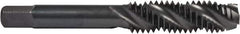 Union Butterfield - 7/16-14 UNC 3 Flute 2B/3B Plug Spiral Flute Tap - High Speed Steel, Oxide Finish, 3-5/32" OAL, Right Hand Flute, Right Hand Thread, H3, Series 1591 - Exact Industrial Supply