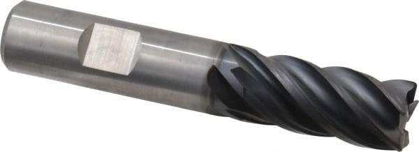 Kennametal - 5/8", 5 Flute, Solid Carbide, 0.03" Corner Radius End Mill - 3-1/2" OAL, 1-1/4" LOC - Eagle Tool & Supply