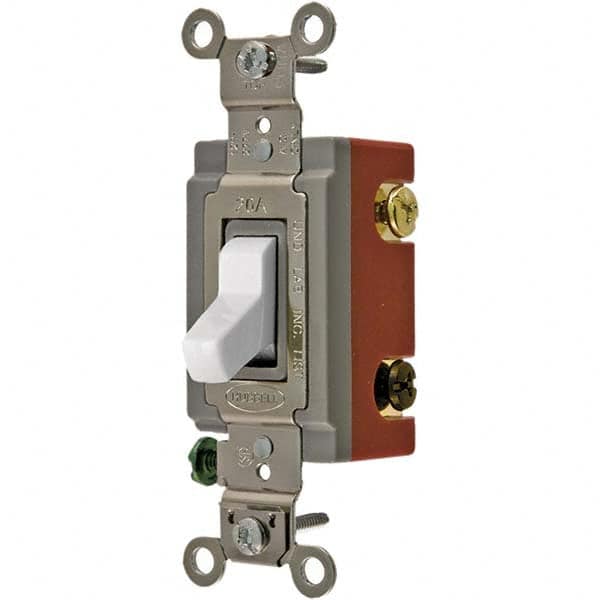 Hubbell Wiring Device-Kellems - Toggle Switches Switch Type: Extra Heavy Duty Switch Sequence: Off-On - Eagle Tool & Supply