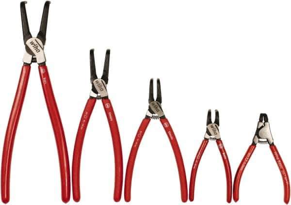 Wiha - 5 Piece Retaining Ring Plier Set - Comes in Box - Eagle Tool & Supply