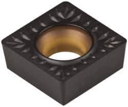 Kennametal - SCMT432 MP Grade KCK20 Carbide Turning Insert - TiCN/Al2O3 Finish, 90° Square, 1/2" Inscr Circle, 3/16" Thick, 1/32" Corner Radius - Eagle Tool & Supply