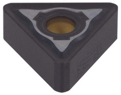 Kennametal - TNMG333 MW Grade KCP25 Carbide Turning Insert - TiCN/Al2O3 Finish, 60° Triangle, 3/8" Inscr Circle, 3/16" Thick, 3/64" Corner Radius - Eagle Tool & Supply