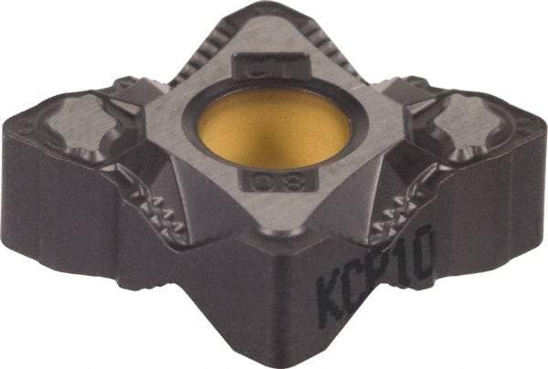 Kennametal - CNMG432 CT Grade KCP25 Carbide Turning Insert - TiCN/Al2O3 Finish, 80° Diamond, 1/2" Inscr Circle, 3/16" Thick, 1/32" Corner Radius - Eagle Tool & Supply