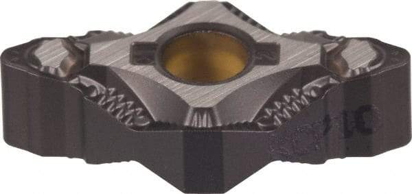 Kennametal - DNMG431 CT Grade KCP10 Carbide Turning Insert - TiCN/Al2O3 Finish, 55° Diamond, 1/2" Inscr Circle, 3/16" Thick, 1/64" Corner Radius - Eagle Tool & Supply