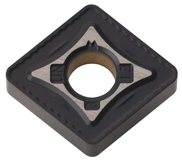 Kennametal - CNMG433 UN Grade KCK20 Carbide Turning Insert - TiCN/Al2O3 Finish, 80° Diamond, 1/2" Inscr Circle, 3/16" Thick, 3/64" Corner Radius - Eagle Tool & Supply