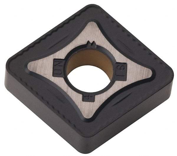 Kennametal - CNMG544 UN Grade KCK15 Carbide Turning Insert - TiCN/Al2O3 Finish, 80° Diamond, 5/8" Inscr Circle, 1/4" Thick, 1/16" Corner Radius - Eagle Tool & Supply