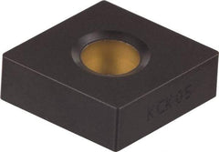 Kennametal - CNMA644 Grade KCK20 Carbide Turning Insert - TiCN/Al2O3 Finish, 80° Diamond, 3/4" Inscr Circle, 1/4" Thick, 1/16" Corner Radius - Eagle Tool & Supply