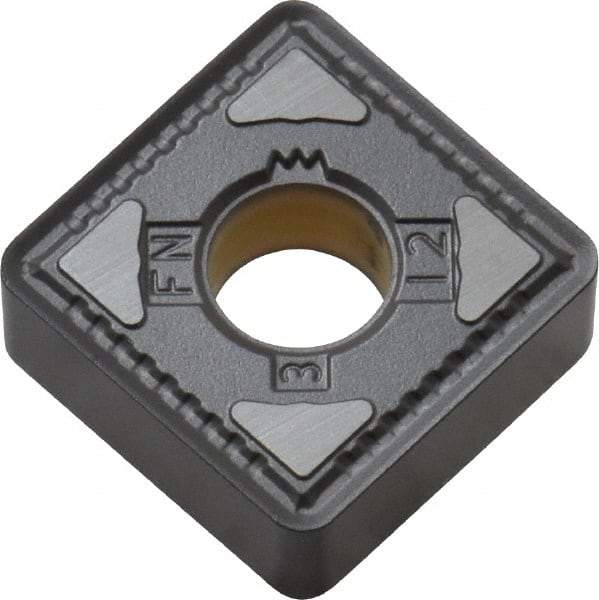Kennametal - SNMG433 FN Grade KCP10 Carbide Turning Insert - TiCN/Al2O3 Finish, 90° Square, 1/2" Inscr Circle, 3/16" Thick, 3/64" Corner Radius - Eagle Tool & Supply