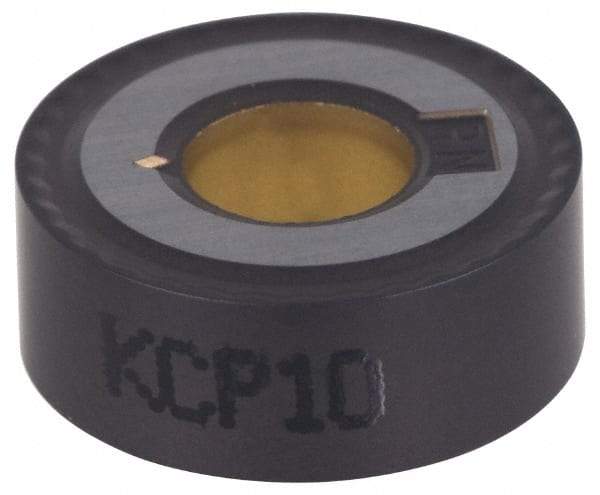 Kennametal - RNMG64 RN Grade KCP25 Carbide Turning Insert - TiCN/Al2O3 Finish, Round, 3/4" Inscr Circle, 1/4" Thick - Eagle Tool & Supply