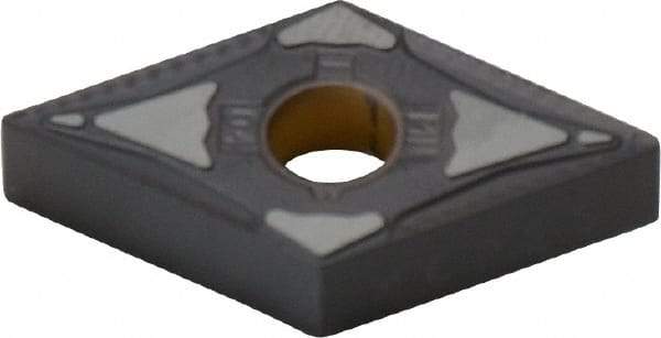 Kennametal - DNMG431 MN Grade KCP25 Carbide Turning Insert - TiCN/Al2O3 Finish, 55° Diamond, 1/2" Inscr Circle, 3/16" Thick, 1/64" Corner Radius - Eagle Tool & Supply
