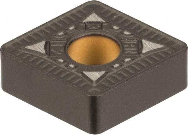 Kennametal - CNMG433 RN Grade KCP25 Carbide Turning Insert - TiCN/Al2O3 Finish, 80° Diamond, 1/2" Inscr Circle, 3/16" Thick, 3/64" Corner Radius - Eagle Tool & Supply