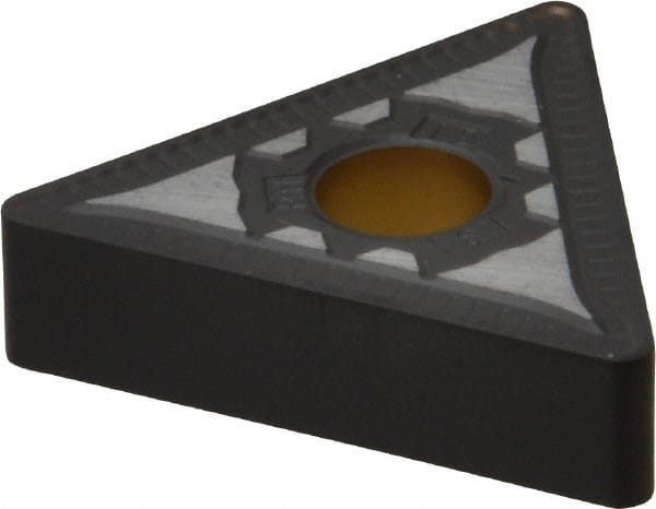 Kennametal - TNMG543 RN Grade KCP25 Carbide Turning Insert - TiCN/Al2O3 Finish, 60° Triangle, 5/8" Inscr Circle, 1/4" Thick, 3/64" Corner Radius - Eagle Tool & Supply