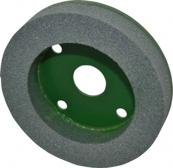 Camel Grinding Wheels - 6" Diam, 1-1/4" Hole Size, 1" Overall Thickness, 60 Grit, Type 50 Tool & Cutter Grinding Wheel - Medium Grade, Silicon Carbide, I Hardness, Vitrified Bond, 3,450 RPM - Eagle Tool & Supply