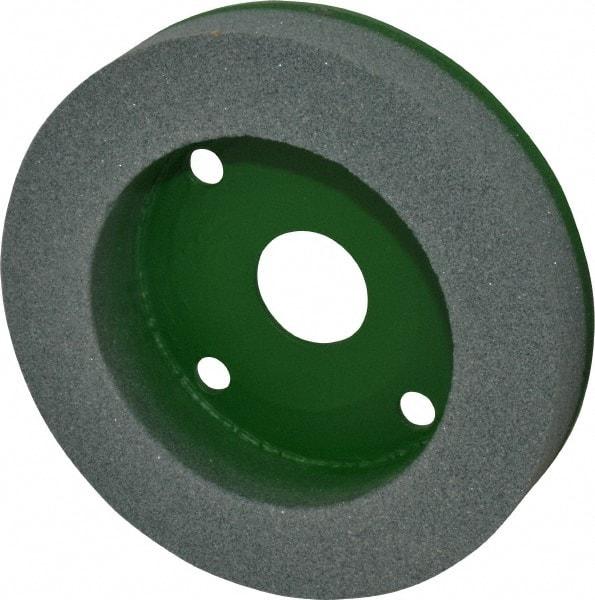 Camel Grinding Wheels - 6" Diam, 1-1/4" Hole Size, 1" Overall Thickness, 80 Grit, Type 50 Tool & Cutter Grinding Wheel - Medium Grade, Silicon Carbide, I Hardness, Vitrified Bond, 3,450 RPM - Eagle Tool & Supply