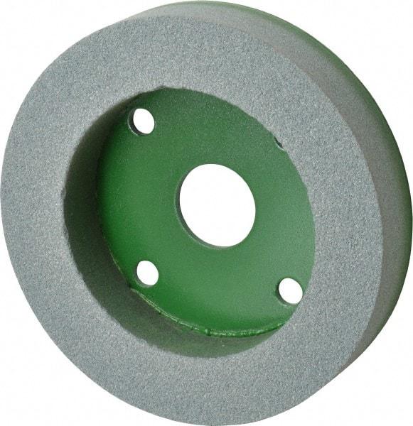 Camel Grinding Wheels - 6" Diam, 1" Hole Size, 1" Overall Thickness, 100 Grit, Type 50 Tool & Cutter Grinding Wheel - Fine Grade, Silicon Carbide, I Hardness, Vitrified Bond, 3,450 RPM - Eagle Tool & Supply