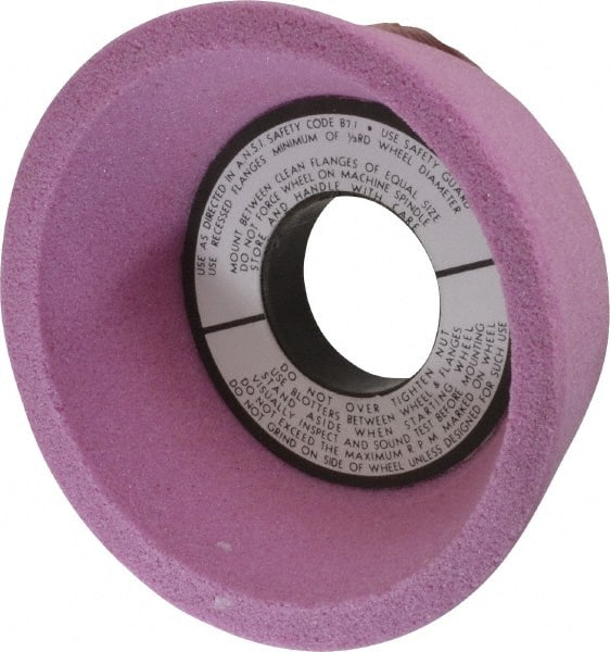 Grier Abrasives - 4" Diam, 1-1/4" Hole, 1-1/2" Thick, 80 Grit Type 11 Tool & Cutter Grinding Wheel - Eagle Tool & Supply