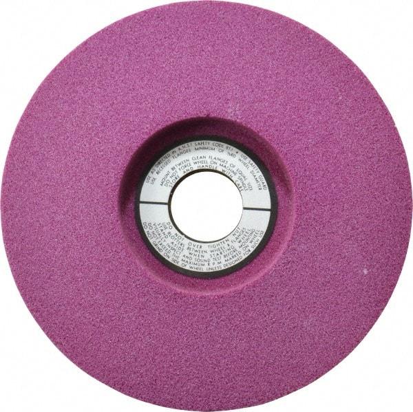 Grier Abrasives - 7" Diam x 1-1/4" Hole x 1" Thick, J Hardness, 60 Grit Surface Grinding Wheel - Aluminum Oxide, Type 5, Medium Grade, 3,600 Max RPM, Vitrified Bond, One-Side Recess - Eagle Tool & Supply
